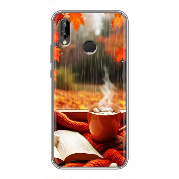 Чехол с принтом «Кофе и дождь» для Huawei P Smart Plus (Nova 3i, INE-LX1) Чехол с принтом «Кофе и дождь» для Huawei P Smart Plus (Nova 3i, INE-LX1)