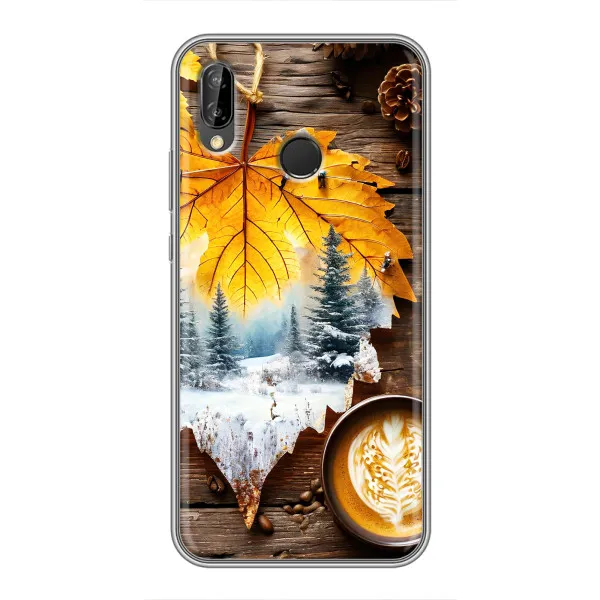 Чехол с принтом «Осенне-зимний кофе» для Huawei P Smart Plus (Nova 3i, INE-LX1) Чехол с принтом «Осенне-зимний кофе» для Huawei P Smart Plus (Nova 3i, INE-LX1)