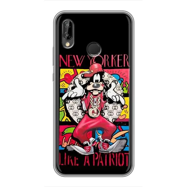 Чехол с принтом «Мультяшный Волк» для Huawei P Smart Plus (Nova 3i, INE-LX1)