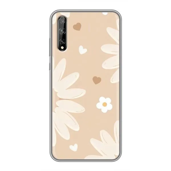 Чехол с принтом «Бежевые цветы» для Huawei P Smart Pro Чехол с принтом «Бежевые цветы» для Huawei P Smart Pro