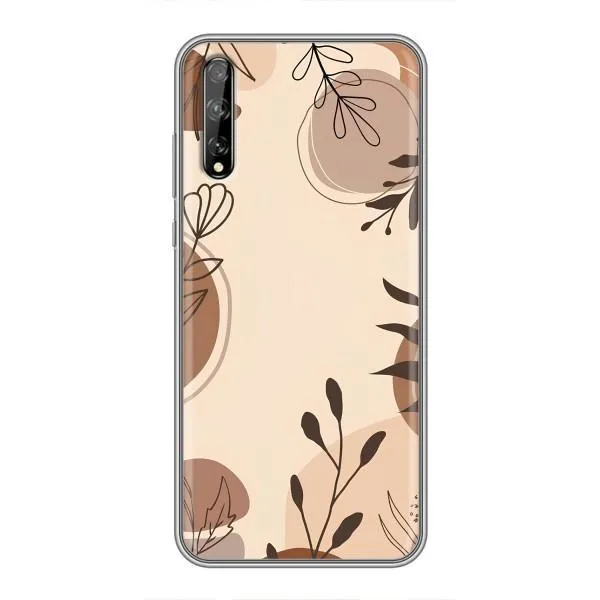 Чехол с принтом «Коричневые цветы» для Huawei P Smart Pro Чехол с принтом «Коричневые цветы» для Huawei P Smart Pro
