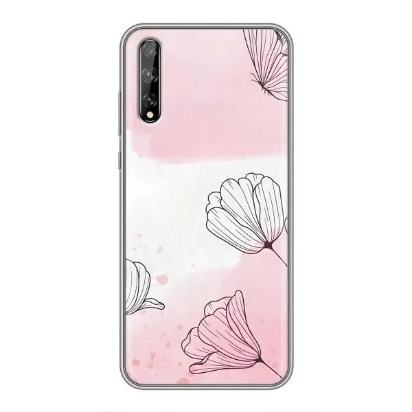 Чехол с принтом «Розовые цветы» для Huawei P Smart Pro Чехол с принтом «Розовые цветы» для Huawei P Smart Pro