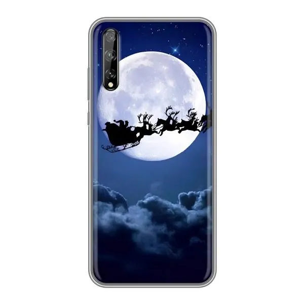 Чехол с принтом «Санта - луна» для Huawei P Smart Pro Чехол с принтом «Санта - луна» для Huawei P Smart Pro