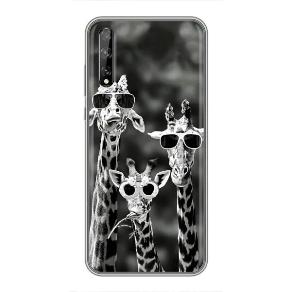 Чехол с принтом «Жирафы в очках» для Huawei P Smart Pro