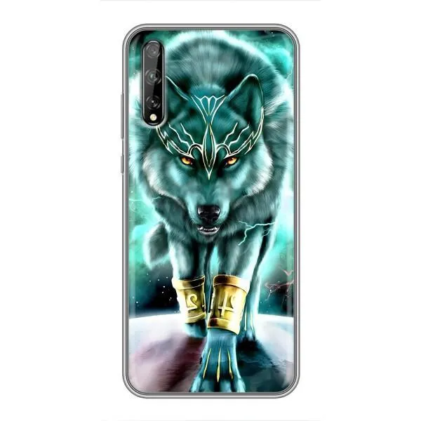 Чехол с принтом «Яркий волк» для Huawei P Smart Pro