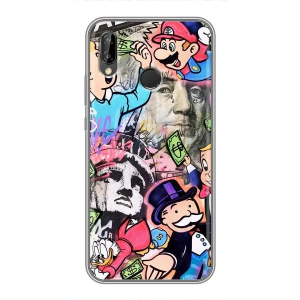 Чехол с принтом «Monopoly man» для Huawei P Smart Z / Y9 Prime 2019