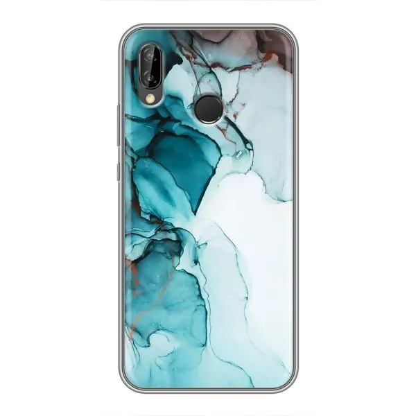 Чехол с принтом «Бирюзовый мрамор» для Huawei P Smart Z / Y9 Prime 2019