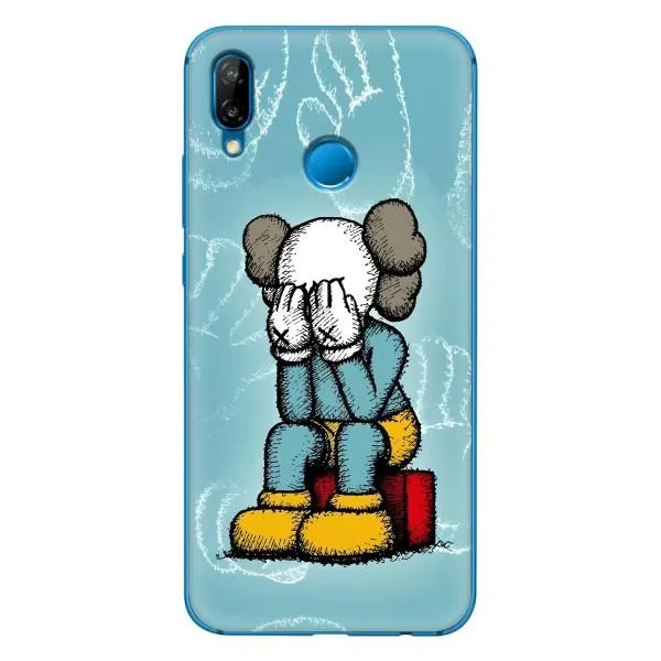 Чехол с принтом «Плач Bearbrick» для Huawei P20 Lite (2019)