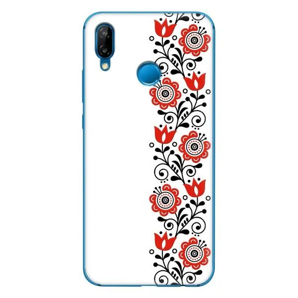 Чехол с принтом «Яркая вишиванка» для Huawei P20 Lite (2019)