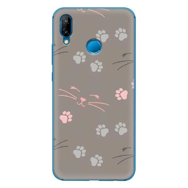 Чехол с принтом «Лапы и усы» для Huawei P20 Lite (2019)