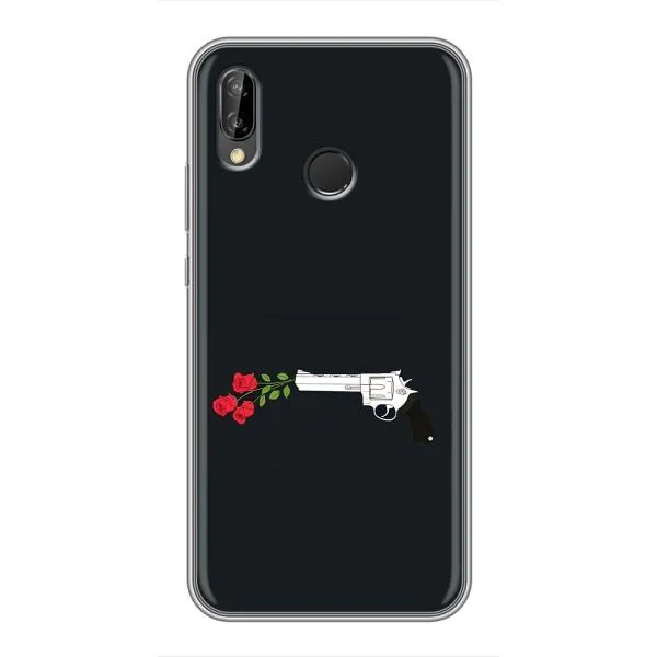 Чехол с принтом «Неожиданные цветы» для Huawei P20 Lite (ANE-L02)