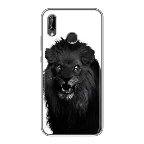 Чехол с принтом «Черный ЛЕВ» для Huawei P20 Lite (ANE-L02)