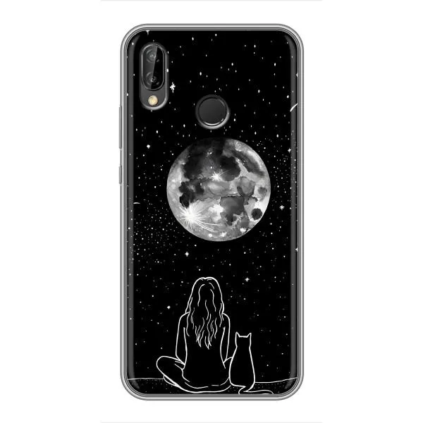 Чехол с принтом «Девушка с котом» для Huawei P20 Lite (ANE-L02) Чехол с принтом «Девушка с котом» для Huawei P20 Lite (ANE-L02)
