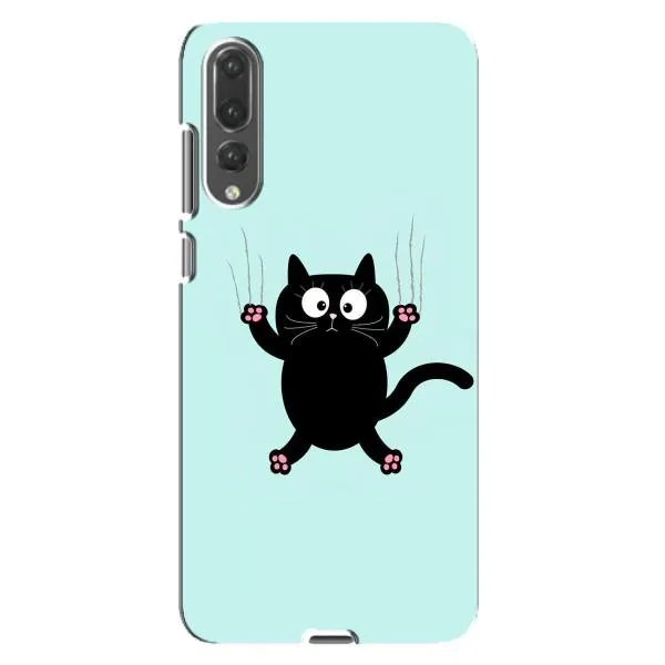 Чехол с принтом «Падающий кот» для Huawei P20 Pro (CLT-L04)