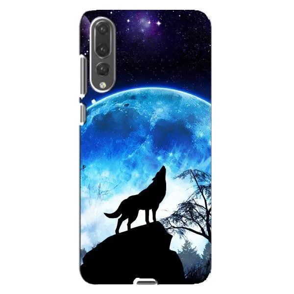 Чехол с принтом «Волк на луну» для Huawei P20 Pro (CLT-L04)