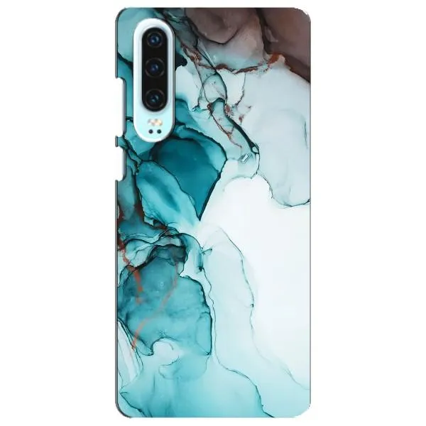 Чехол с принтом «Бирюзовый мрамор» для Huawei P30