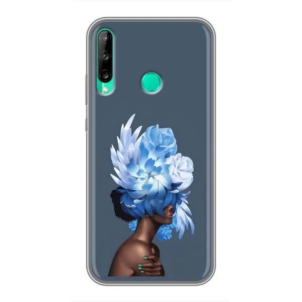 Чохол з принтом «Квіти на голові» для Huawei P40 Lite e Чохол з принтом «Квіти на голові» для Huawei P40 Lite e