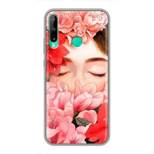 Чохол з принтом «Очі в квітах» для Huawei P40 Lite e Чохол з принтом «Очі в квітах» для Huawei P40 Lite e