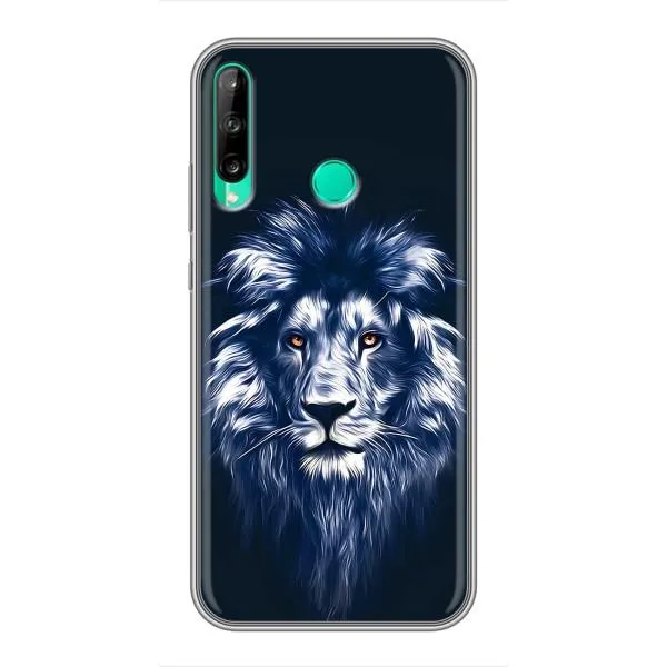 Чехол с принтом «Синий Лев» для Huawei P40 Lite e