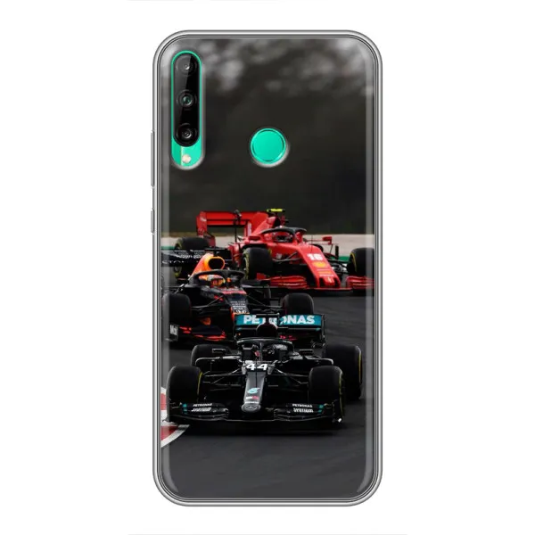 Чехол с принтом «Гонка Формула 1» для Huawei P40 Lite e Чехол с принтом «Гонка Формула 1» для Huawei P40 Lite e