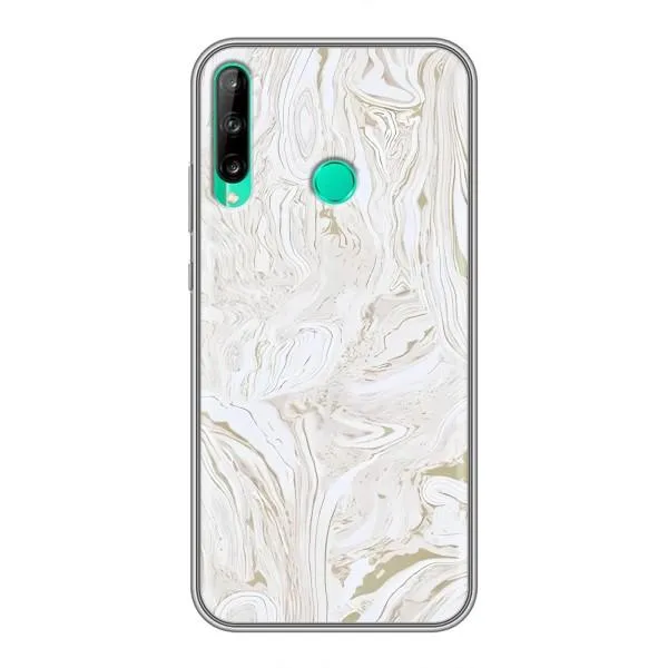 Чехол с принтом «Белый мрамор» для Huawei P40 Lite e Чехол с принтом «Белый мрамор» для Huawei P40 Lite e