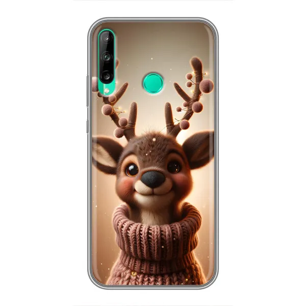 Чохол з принтом «Олень в светрі» для Huawei P40 Lite e Чохол з принтом «Олень в светрі» для Huawei P40 Lite e