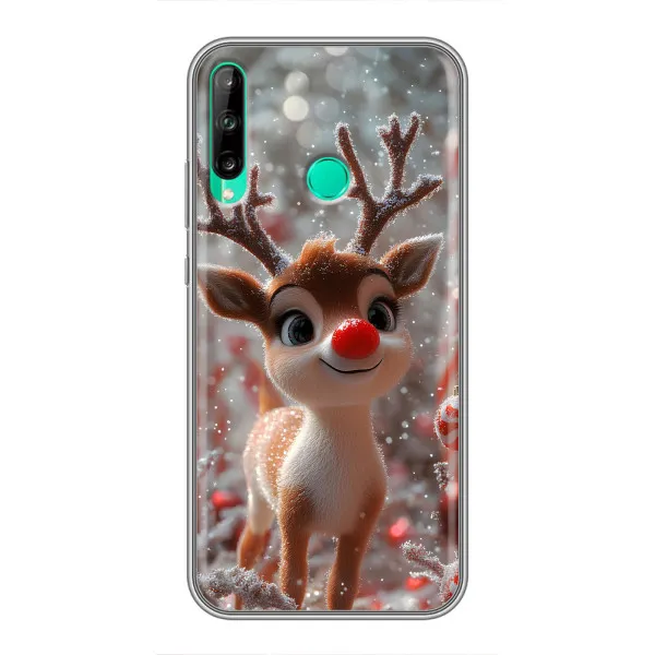 Чохол з принтом «Олень з носом» для Huawei P40 Lite e Чохол з принтом «Олень з носом» для Huawei P40 Lite e