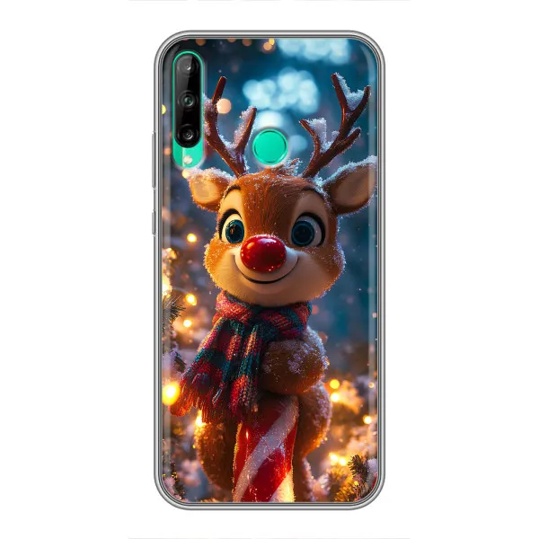 Чохол з принтом «Олень з шарфом» для Huawei P40 Lite e Чохол з принтом «Олень з шарфом» для Huawei P40 Lite e
