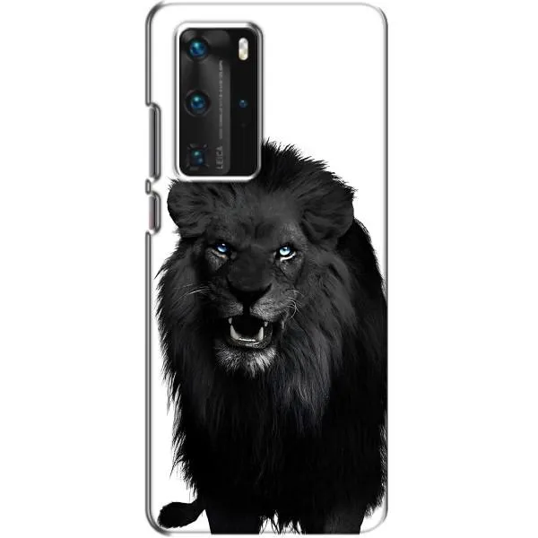 Чехол с принтом «Черный ЛЕВ» для Huawei P40 Pro