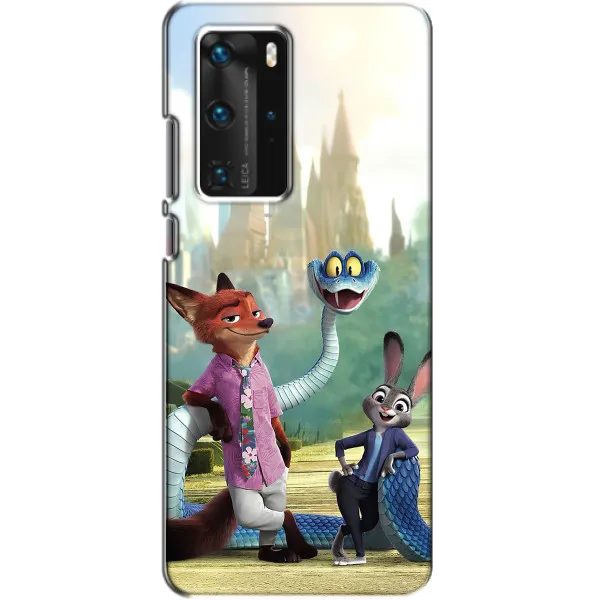 Чехол с принтом «Герои мультфильма Зверополис» для Huawei P40 Pro Чехол с принтом «Герои мультфильма Зверополис» для Huawei P40 Pro