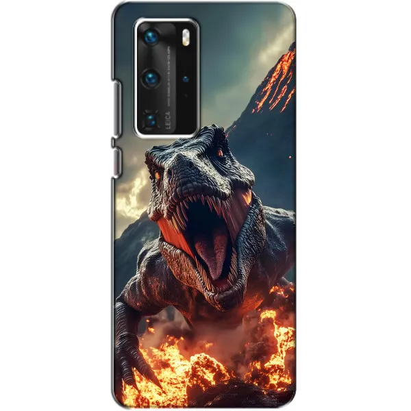 Чехол с принтом «Огненный динозавр» для Huawei P40 Pro
