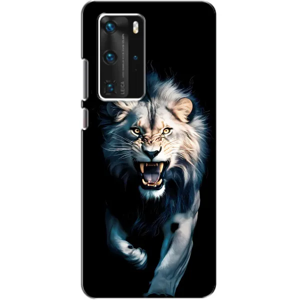 Чехол с принтом «Лев в темноте» для Huawei P40 Pro