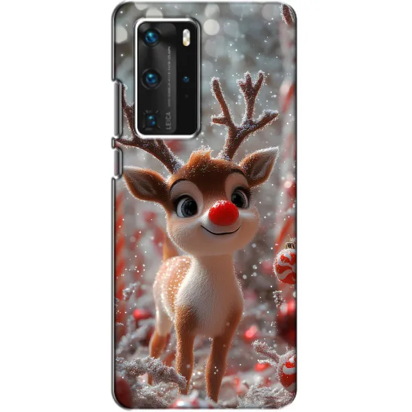 Чехол с принтом «Олень с носом» для Huawei P40 Pro Чехол с принтом «Олень с носом» для Huawei P40 Pro
