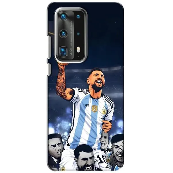 Чехол с принтом «Месси с кубком» для Huawei P40 Чехол с принтом «Месси с кубком» для Huawei P40