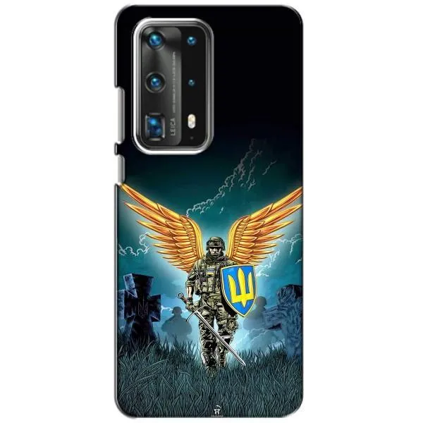 Чехол с принтом «Солдат ЗСУ» для Huawei P40 Чехол с принтом «Солдат ЗСУ» для Huawei P40