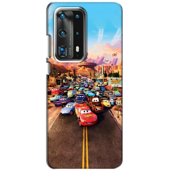 Чехол с принтом «Тачки на трассе» для Huawei P40
