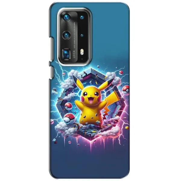 Чехол с принтом «Лого Пикачу» для Huawei P40 Чехол с принтом «Лого Пикачу» для Huawei P40
