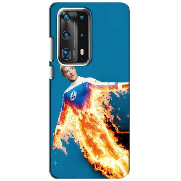 Чехол с принтом «Человек-факел в огне» для Huawei P40