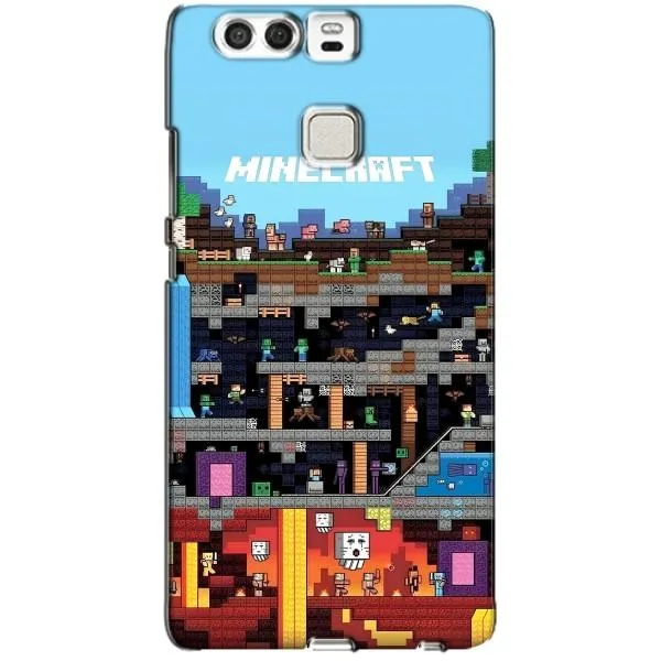 Чехол с принтом «фон Minecraft» для Huawei P9