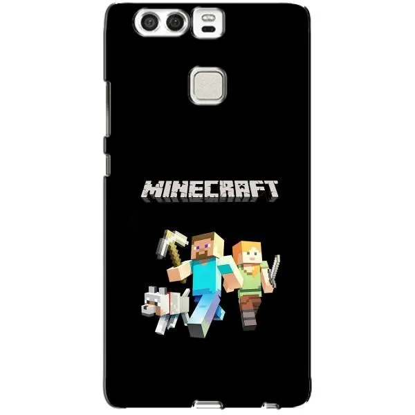 Чехол с принтом «герои Minecraft» для Huawei P9