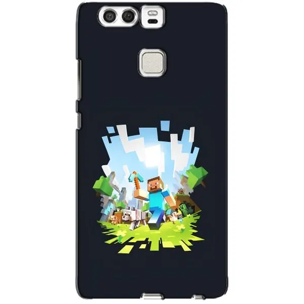 Чехол с принтом «персонажи Minecraft» для Huawei P9