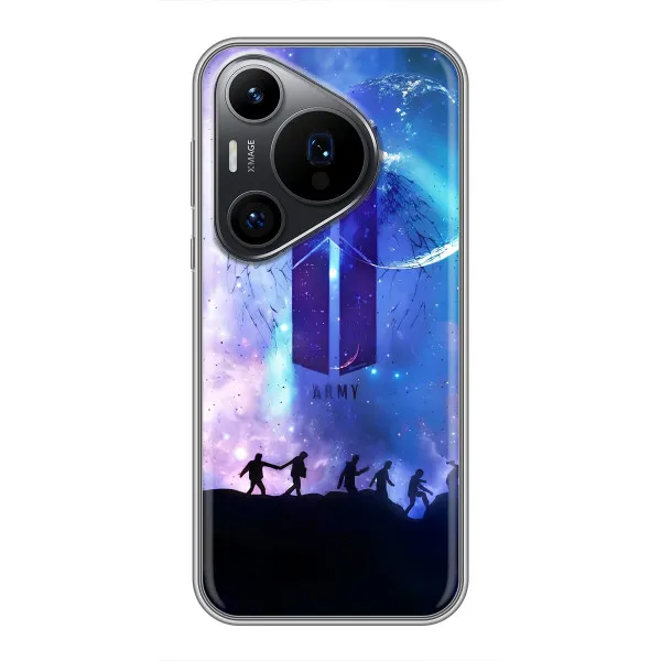 Чехол с принтом «Army BTS» для Huawei Pura 70 PRO