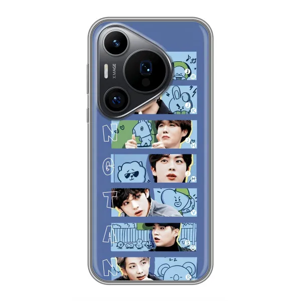 Чехол с принтом «Bangtan» для Huawei Pura 70 PRO