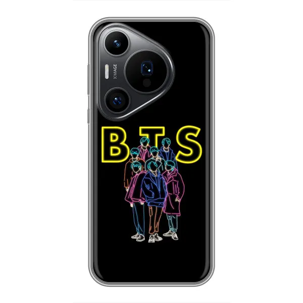 Чехол с принтом «BTS стайл» для Huawei Pura 70 PRO