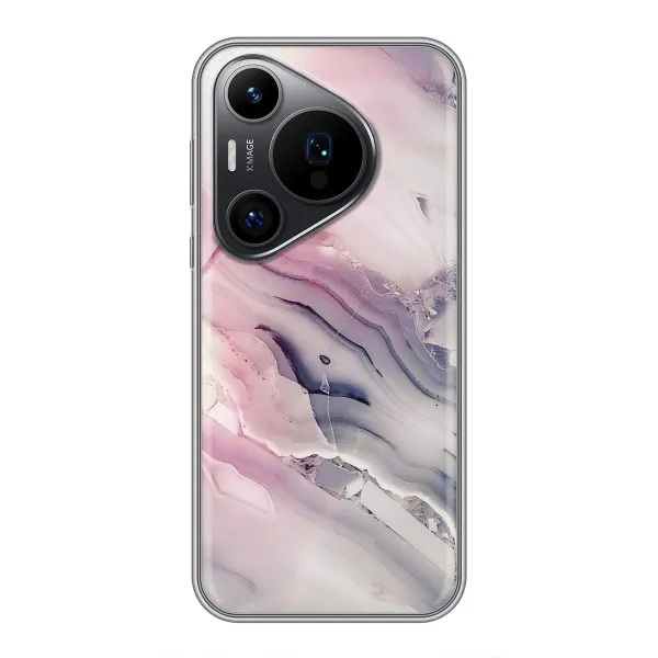 Чехол с принтом «Пурпурный Мрамор» для Huawei Pura 70 PRO