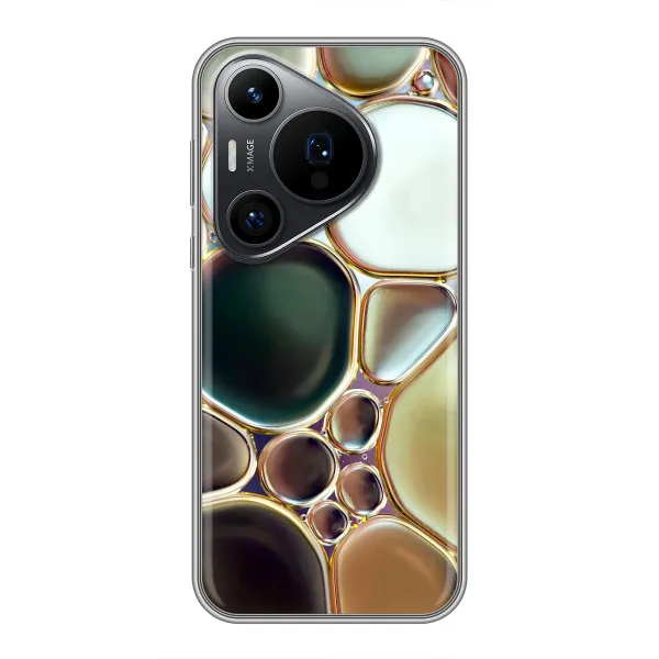 Чехол с принтом «Радужный Мрамор» для Huawei Pura 70 PRO
