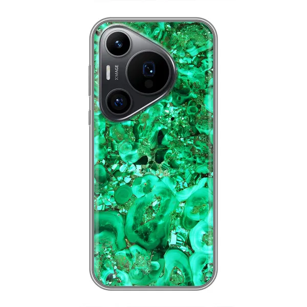 Чехол с принтом «Салатный Мрамор» для Huawei Pura 70 PRO