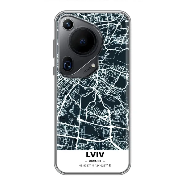 Чехол с принтом «Львов» для Huawei Pura 70 Ultra