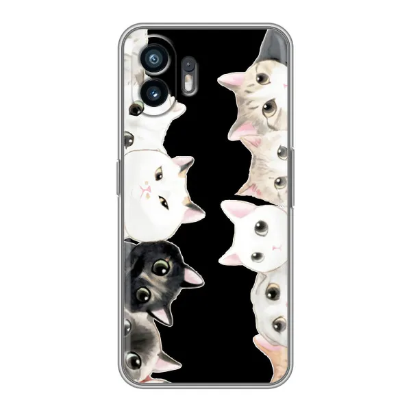 Чехол с принтом «Взгляд котов» для Huawei Pura 70 Чехол с принтом «Взгляд котов» для Huawei Pura 70