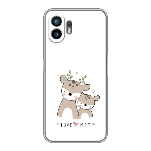 Чехол с принтом «Оленята мама и малыш» для Huawei Pura 70 Чехол с принтом «Оленята мама и малыш» для Huawei Pura 70
